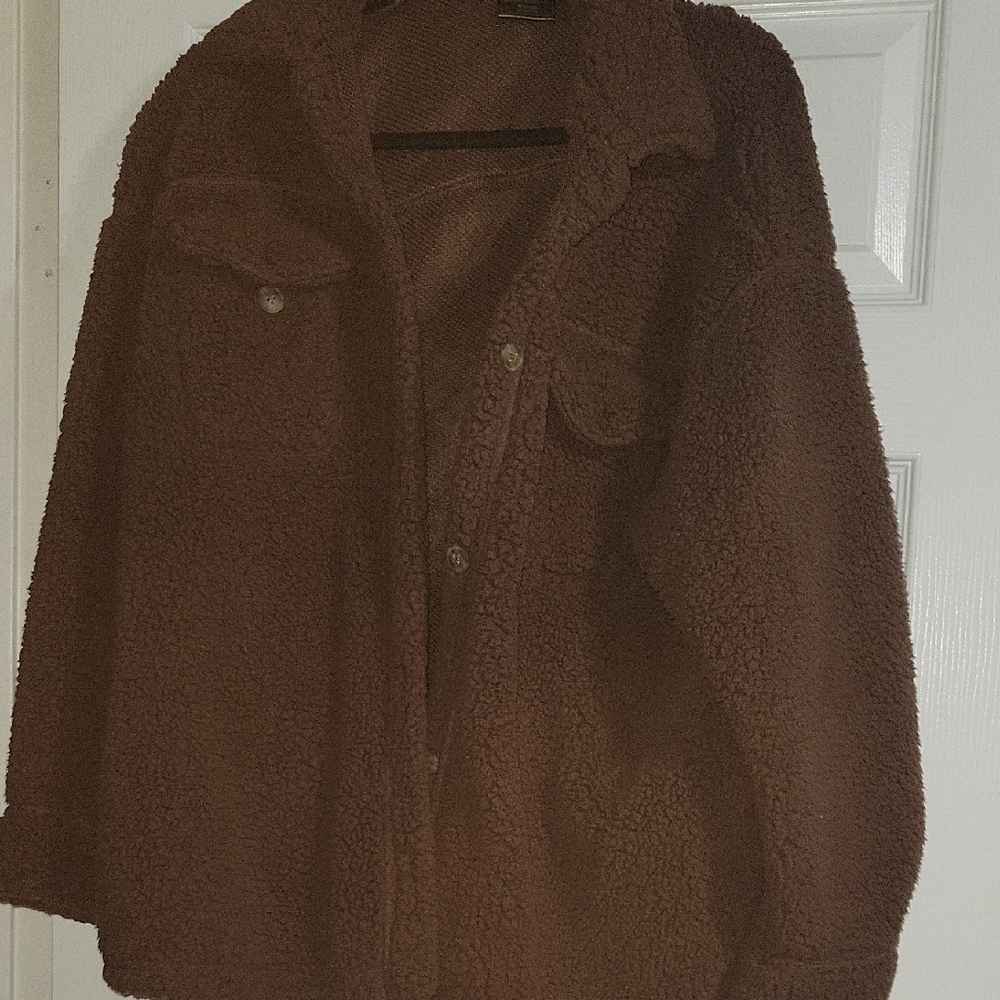Decree Brown Sherpa Jacket
